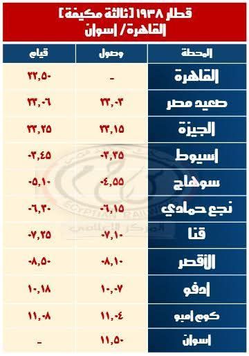 مواعيد القطارات الإضافية (7)