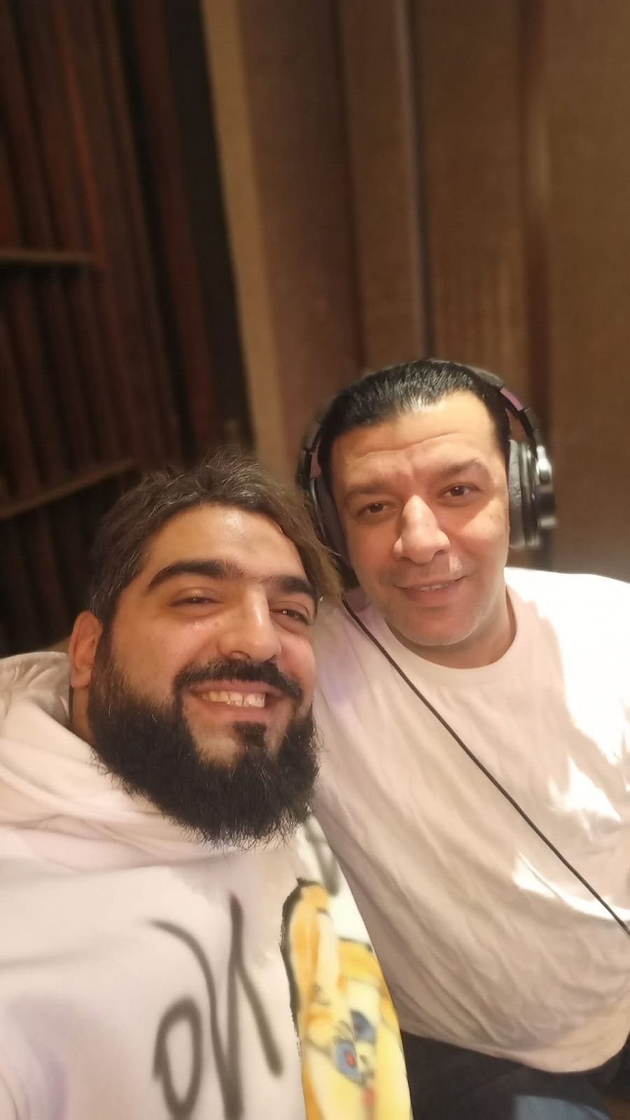 مصطفى كامل والملحن أحمد البرازيلى