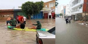 المهدية ... أمطار غزيرة تكشف هشاشة البنية التحتيّة ...تسرّب المياه إلى عدد من المنازل.. والحماية المدنيّة تتدخّل - اخبارك الان