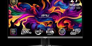 MSI تكشف عن اثنان من شاشات الألعاب بتقنية QD-OLED ومعدل تحديث 500Hz في #CES2025 - اخبارك الان