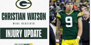 Packers Christian Watson Suffers Knee Injury, Status for Playoffs Uncertain - اخبارك الان