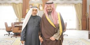 سلمان بن سلطان يستقبل اللهيبي المتنازل عن قاتل ابنته - اخبارك الان