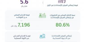 38.3 مليار ريال قيمة الإنتاج المحلي من المحاصيل الزراعية - اخبارك الان