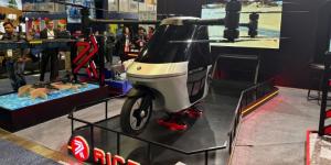 Rictor Skyrider X1 مشروع دراجة نارية تتحول إلى طائرة مروحية #CES2025 - اخبارك الان