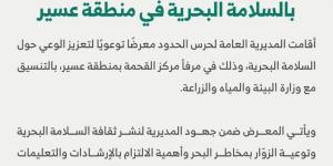 عسير.. حرس الحدود يقيم معرضًا توعويًا بإجراءات السلامة البحرية - اخبارك الان