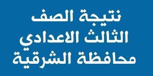 توزيع الدرجات.. رابط نتيجة الشهادة الإعدادية بمحافظة الشرقية  - اخبارك الان