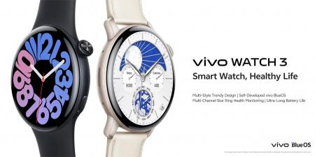 ساعة Vivo Watch 3 أصبحت عالمية مع نظام BlueOS ومتتبع الصحة متعدد القنوات وعمر بطارية يصل إلى 16 يومًا - اخبارك الان