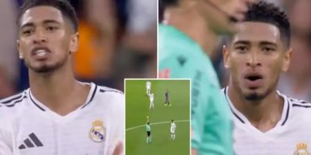 "مقرف" .. بيلنغهام يشتم حكم مباراة ريال مدريد - اخبارك الان