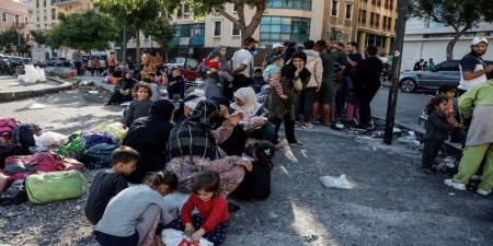 نزوح نحو مليون لبناني بسبب الهجمات الإسرائيلية - اخبارك الان