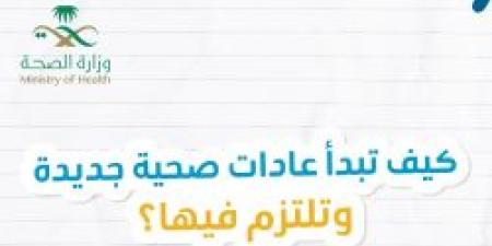 كيف تبدأ عادات صحية جديدة وتلتزم بها ؟ حساب عش بصحة يجيب حول ذلك - اخبارك الان