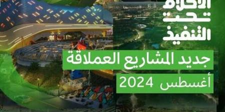 "أحلام تحت التنفيذ".. 3 مشروعات على رأس قائمة إنجازات المملكة في أغسطس - اخبارك الان