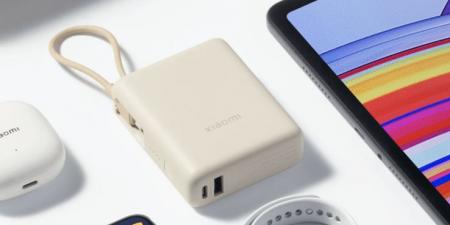 شاومي تطلق جهاز باور بانك جديد بقوة 165 واط مع كابل USB-C مدمج وإصدار أصغر بقدرة 33 واط - اخبارك الان