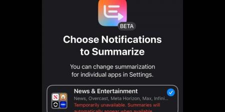 بعد شكاوى متكررة.. آبل توقف مؤقتًا ميزة تلخيص الإشعارات بالذكاء الاصطناعي - اخبارك الان