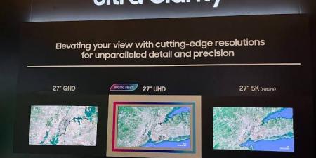 سامسونج تلمح إلى شاشة QD-OLED مقاس 27 بوصة بدقة 5K للمبدعين - اخبارك الان