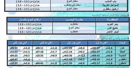 النشرة الجوية في اليمن السبت 25/1/2025.. طقس شديد البرودة وأمطار - اخبارك الان