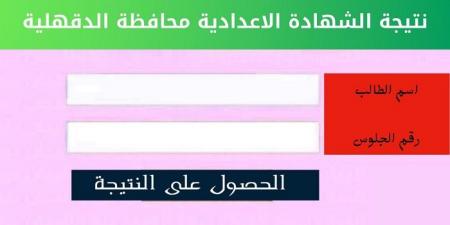 كيفية الحصول على نتيجة الشهادة الإعدادية لمحافظة الدقهلية.. 7 خطوات - اخبارك الان