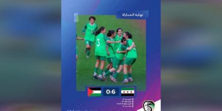 منتخب سوريا بكرة القدم للناشئات يتأهل لنصف نهائي بطولة غرب آسيا بفوزه على منتخب فلسطين - اخبارك الان