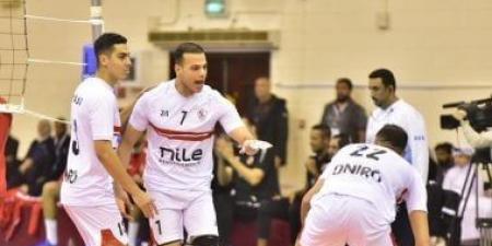 تأهل رجال طائرة الزمالك إلى ربع نهائي كأس مصر - اخبارك الان