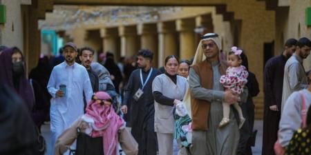 صور.. حي السفارات بالرياض يروي "حكاية مجد" في يوم التأسيس - اخبارك الان