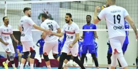 اتحاد الطائرة يخطر الزمالك بموعد مواجهة الرجال أمام سبورتنج فى كأس مصر - اخبارك الان