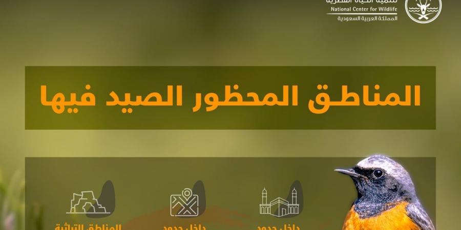 "الوطني لتنمية الحياة الفطرية" يُذكّر بمواقع يُمنع فيها ممارسة الصيد - اخبارك الان