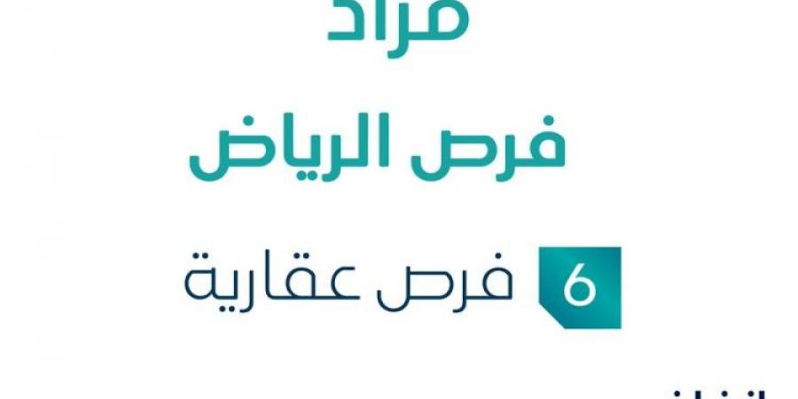 6 فرص عقارية .. مزاد عقاري جديد من شركة نجوم السلام للإستثمار والتطوير العقاري في الرياض - اخبارك الان