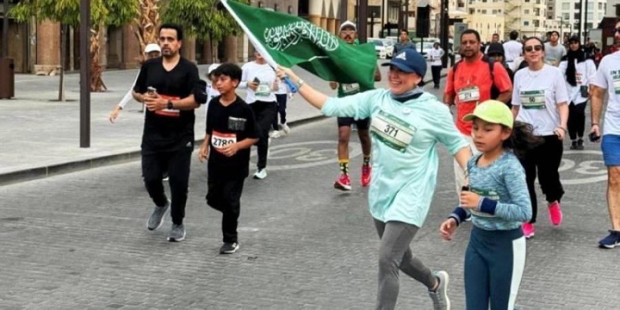 فعالية "الجري بروح الأخضر" احتفاءً باليوم الوطني الـ94 - اخبارك الان