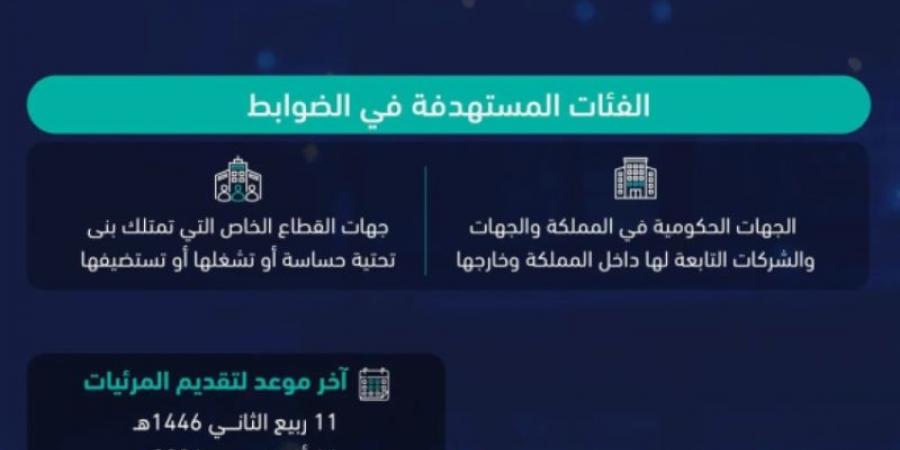 "الأمن السيبراني" تستطلع آراء العموم حول التعديلات على وثيقة «الضوابط الأساسية للأمن السيبراني» - اخبارك الان