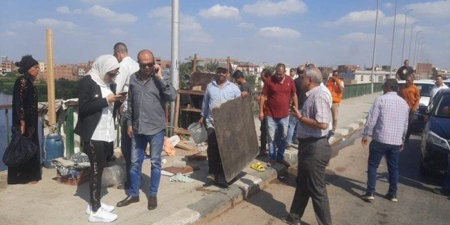 نائب محافظ القليوبية تقود حملة لإزالة الإشغالات أعلى الطريق الدائري - اخبارك الان