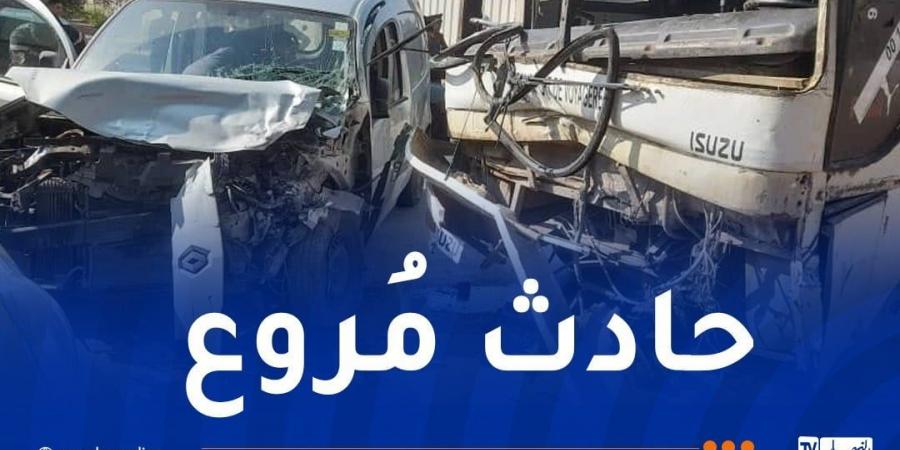 البويرة: 4 ضحايا إثر اصطدام سيارتين بعين بسام - اخبارك الان