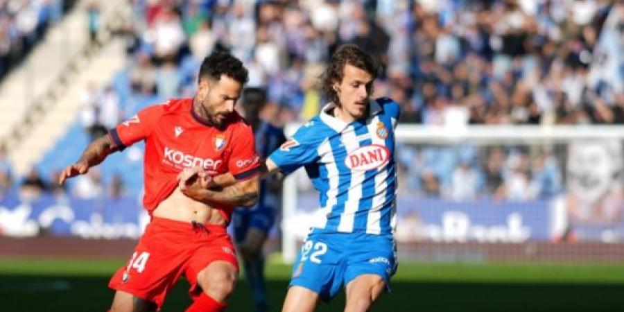 الدوري الاسباني: مباراة سلبية بين اوساسونا واسبانيول - اخبارك الان