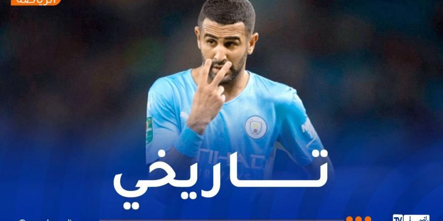 محرز ضمن قائمة أفضل هدافي مانشستر سيتي في القرن الـ21 - اخبارك الان