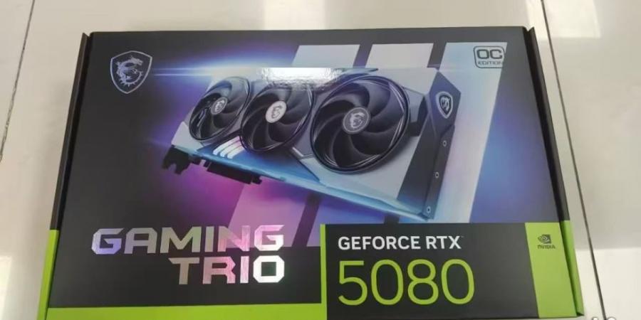 صور تؤكد على المواصفات الرئيسية لكرت الشاشة GeForce RTX 5080 المرتقب #CES2025 - اخبارك الان