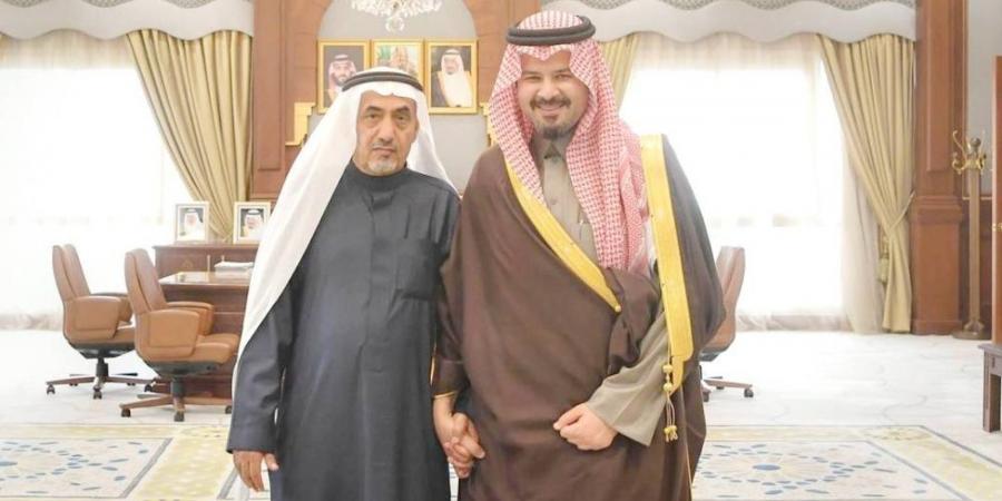 سلمان بن سلطان يستقبل اللهيبي المتنازل عن قاتل ابنته - اخبارك الان