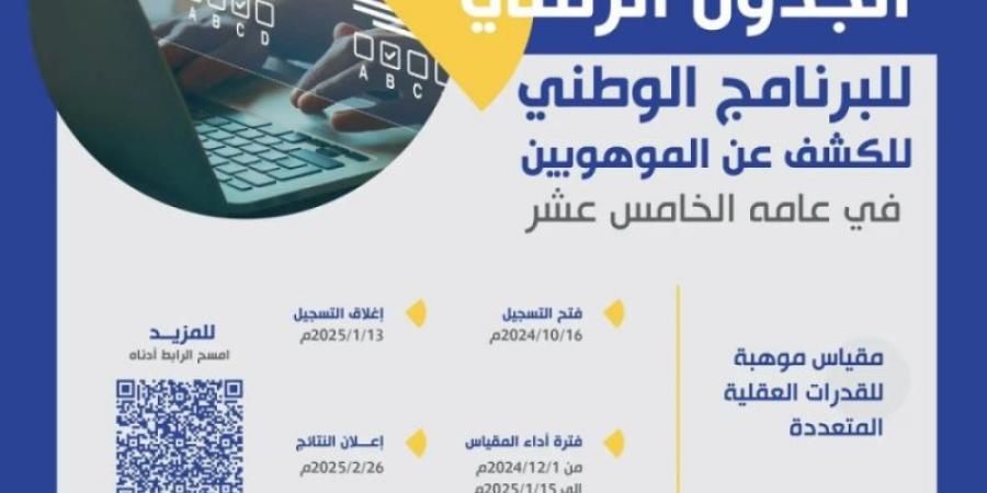 تعليم مكة يدعو الطلبة إلى التسجيل في برنامج الكشف عن الموهوبين - اخبارك الان