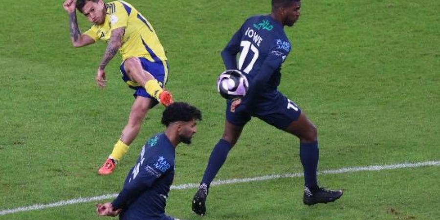 النصر يتفوق على الاخدود بثلاثية وتعادل للرياض امام الخليج في دوري روشن السعودي - اخبارك الان