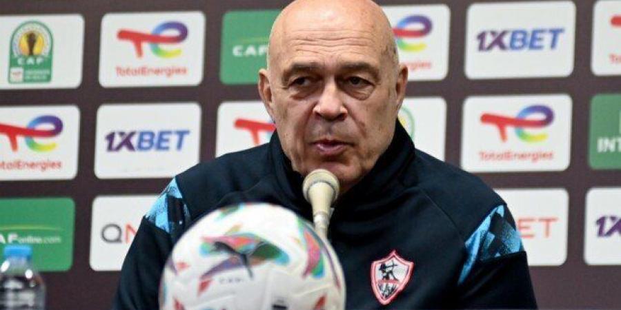 جروس: مباراة بلاك بولز صعبة.. هجوم الزمالك يعاني.. وهذا موقف فتوح وبنتايج - اخبارك الان