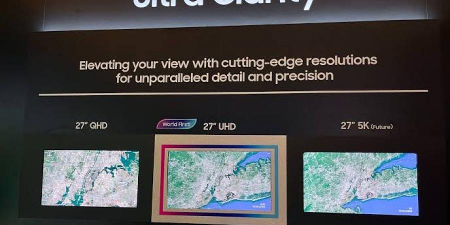 سامسونج تلمح إلى شاشة QD-OLED مقاس 27 بوصة بدقة 5K للمبدعين - اخبارك الان