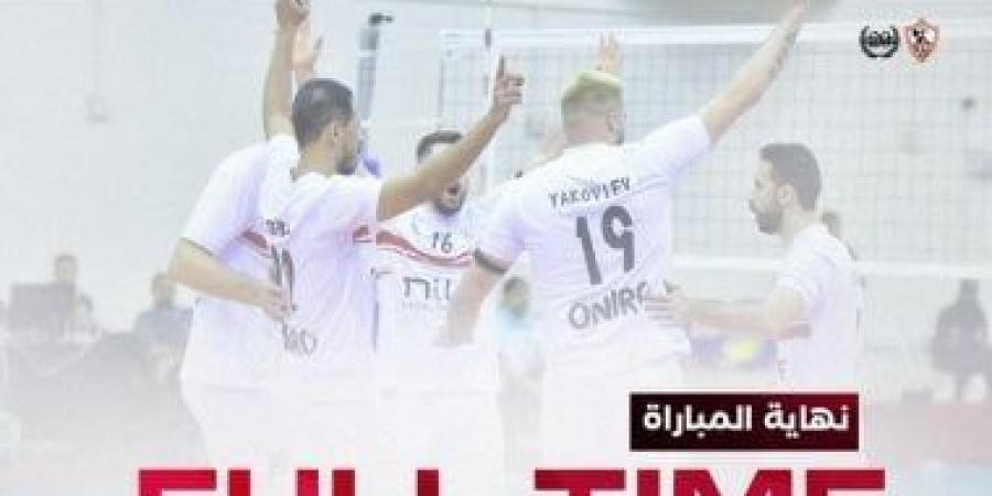 الزمالك يهزم الهلال الليبى فى البطولة العربية للطائرة ويتأهل لربع النهائى - اخبارك الان