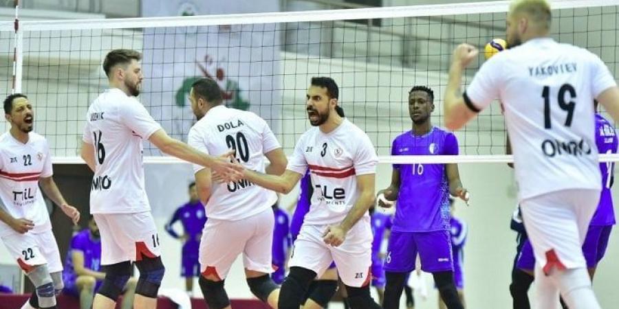 الزمالك يواجه الجزيرة الإماراتي في ربع نهائي البطولة العربية للكرة الطائرة - اخبارك الان