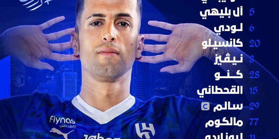 جيسوس يعلن عن تشكيل الهلال الرسمي ضد الوحدة في دوري روشن السعودي - اخبارك الان