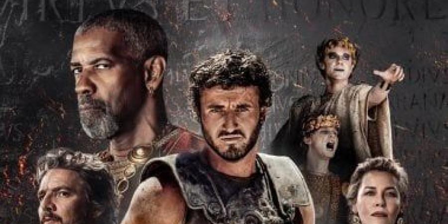 فيلم Gladiator 2 يحقق 458 مليون دولار منذ نوفمبر الماضى - اخبارك الان