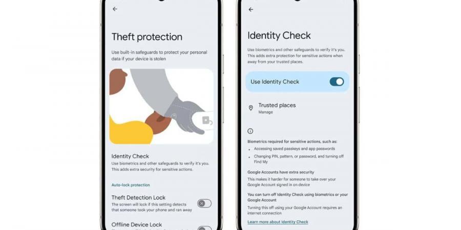 جوجل تطلق ميزة “فحص الهوية” لتعزيز أمان هواتف أندرويد - اخبارك الان