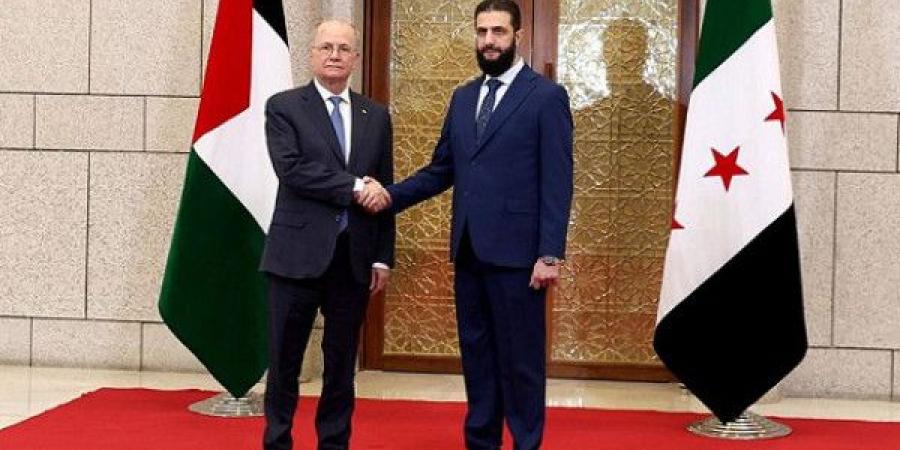 رئيس الوزراء الفلسطيني يلتقي بقائد الإدارة السورية الجديدة في دمشق - اخبارك الان