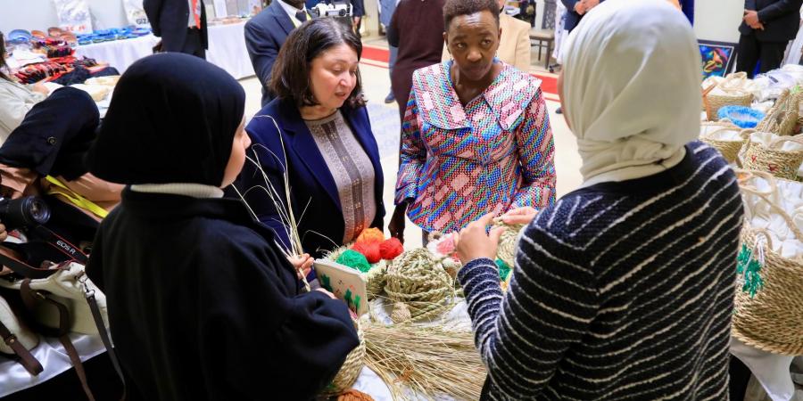 السيدة الأولي لجمهورية كينيا تزور مقر وزارة التضامن بالعاصمة الإدارية الجديدة - اخبارك الان