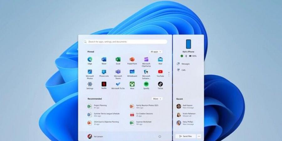 Windows 11 يدمج هاتف آيفون في قائمة ابدأ لنقل الملفات والرسائل والمزيد - اخبارك الان