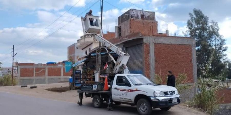 الانتهاء من رفع كفاءة منظومة الإنارة العامة بـ6 قري بكفر الشيخ - اخبارك الان