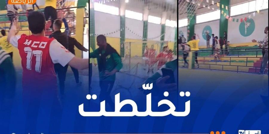 بالفيديو.. أحداث مؤسفة في مباراة كرة اليد بين الساورة ومولودية وهران - اخبارك الان