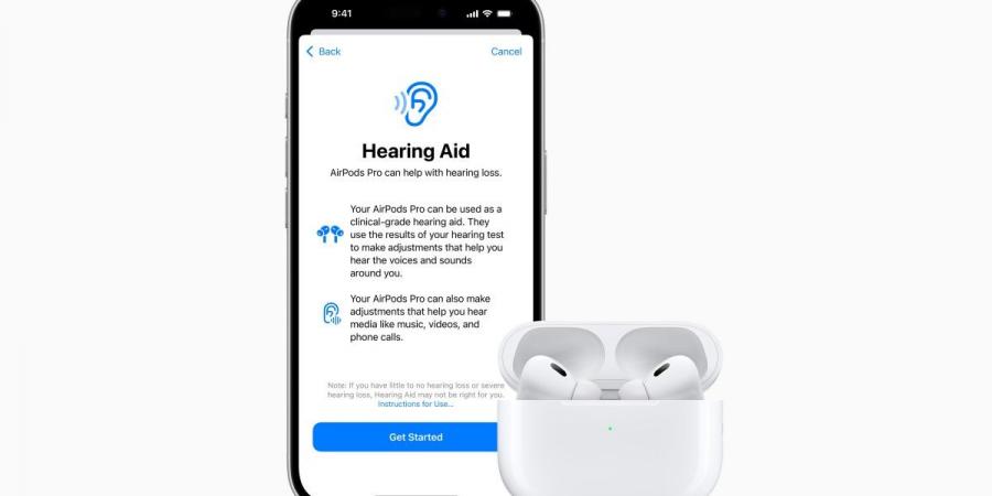 AirPods Pro 2 تحصل على ميزة مساعدة السمع في المملكة المتحدة - اخبارك الان